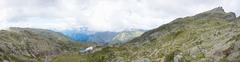 panoramic view of French mountains