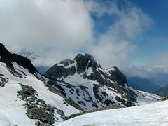 Aiguille de Charlanon viewed from Col de la Glière in Chamonix-Mont-Blanc