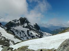 Aiguille de Charlanon from Col de la Glière in Chamonix-Mont-Blanc