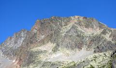 Aiguille de la Tête Plate in Aiguilles Rouges massif, Chamonix, France