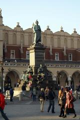 Mickiewicz monument in Kraków Main Square