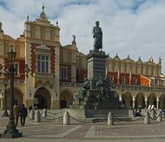 Adam Mickiewicz Monument in Kraków, Poland