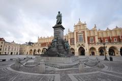 Adam Mickiewicz Monument in Kraków, Poland