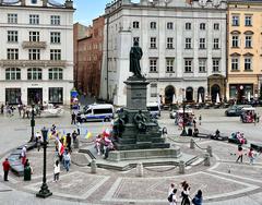 Adam Mickiewicz Monument in Kraków, 2022