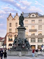 Adam Mickiewicz Monument in Kraków, 2022