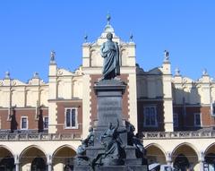 Adam Mickiewicz statue in Kraków