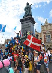 Participants of World Youth Day in Krakow