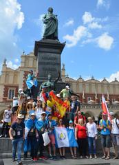 Spanish participants of World Youth Day in Krakow