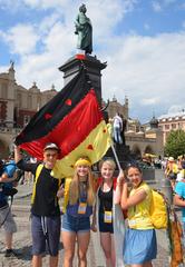 Participants at World Youth Day 2016 in Kraków