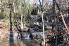 Cascade Falls at Cascade Springs Nature Preserve in Atlanta, December 2018