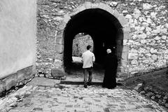 Entrance of Tyniec Abbey