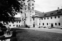 Inner Courtyard of Tyniec Abbey