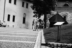 The Inner Courtyard in Tyniec Monastery