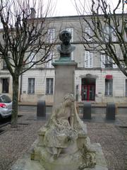 Statue of the poet André Lemoyne in Saint-Jean-d'Angély