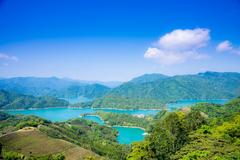 Fetsui Reservoir Catchment Area with scenic views of the reservoir surrounded by lush greenery