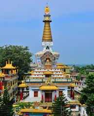 front view of monastery in Siliguri