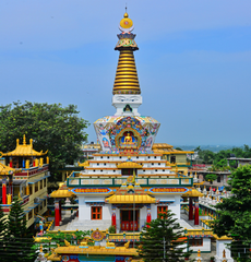 Salugara Monastery view in Siliguri