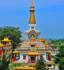 beautiful monastery view in Siliguri