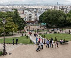 View from Sacré-Cœur de Montmartre, Paris, France