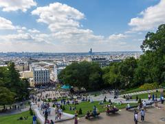 View from the Basilique du Sacré-Cœur in Paris