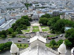 view from Sacré-Cœur Basilica in Paris in 2007