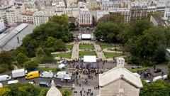 View from Basilica of the Sacred Heart of Paris