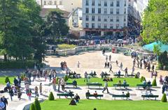 View from Sacre Coeur in Paris