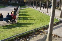 Square Saint-Lambert in autumn light