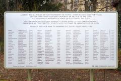 Commemorative stele for Jewish children deported during WWII