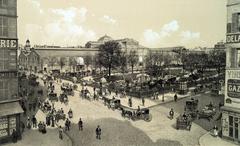 Square du Temple Park in Paris, 1881