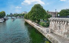 Île de la Cité in Paris viewed from Pont Neuf