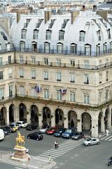 Facade of Hôtel Régina in Paris