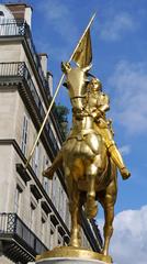 Jeanne d'Arc statue in Paris at Rue de Rivoli