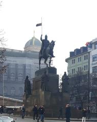 Equestrian statue of St. Wenceslaus in Prague