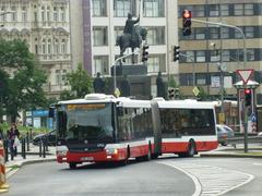 Flood transport in Prague during June 2013