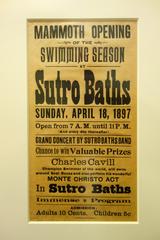 Historic Sutro Baths poster in San Francisco