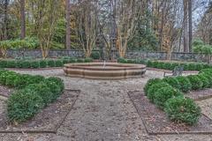 swan house gardens panoramic view