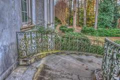 intricate staircase detail