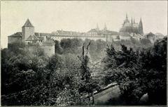 Hradčany with Daliborka Tower, Prague in a 1906 guide