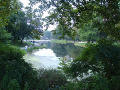 Central Park pond