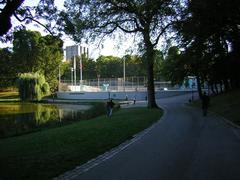 Lasker Pool and Harlem Meer in Central Park