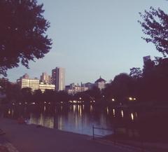 Harlem Meer in Central Park, New York City