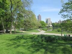 Central Park Harlem Meer in Manhattan, New York