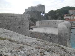 Dubrovnik old town waterfront with historic buildings