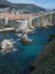 Dubrovnik coastline with sea view