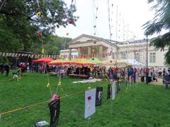 people enjoying the 2022 Romanian Festival in Prague