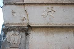 Pompeii Temple of Isis Frieze with Dolphins and Putti