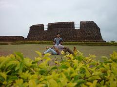 Bekal Fort with lush greenery