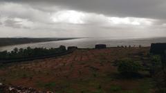 View of Bekal fort from its watch tower