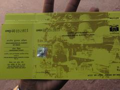 Admission ticket for Bekal Fort in Kasargod